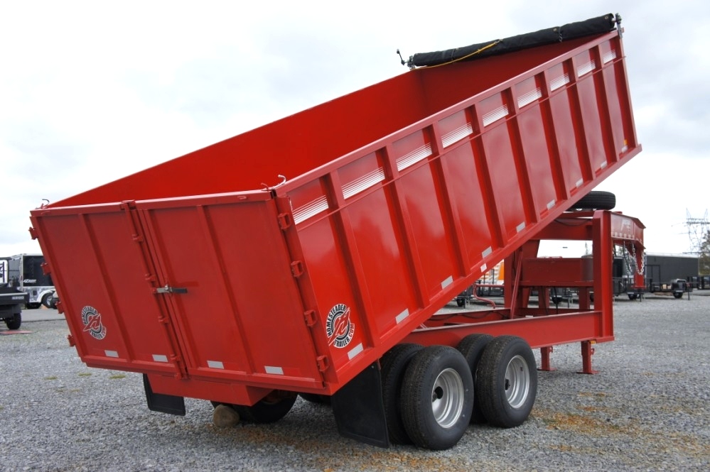 Homesteader Dump Trailer 8 X 18 hHomesteader Trailers 