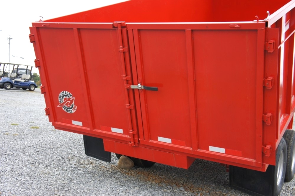 Homesteader Dump Trailer 8 X 18 hHomesteader Trailers 
