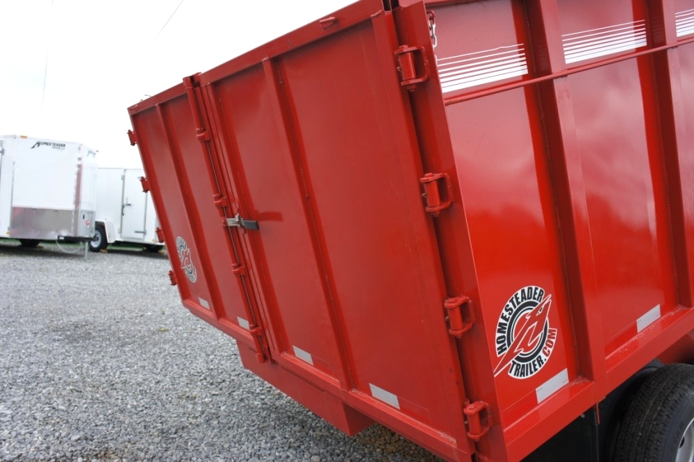 Homesteader Dump Trailer 8 X 18 hHomesteader Trailers 