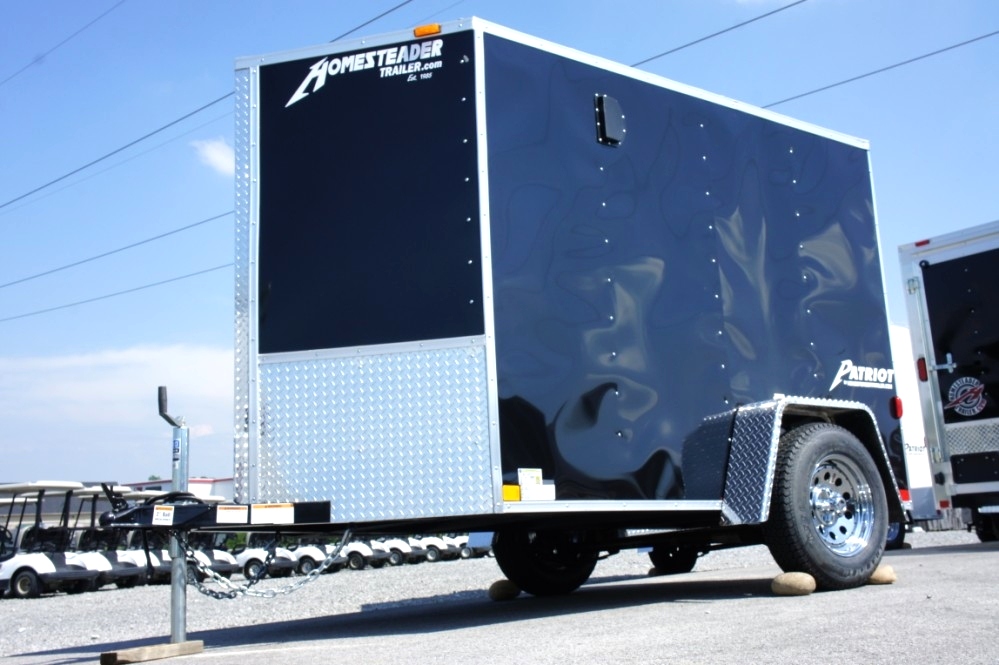 Homesteader 5x8 Enclosed Bike Trailer  hHomesteader Trailers 
