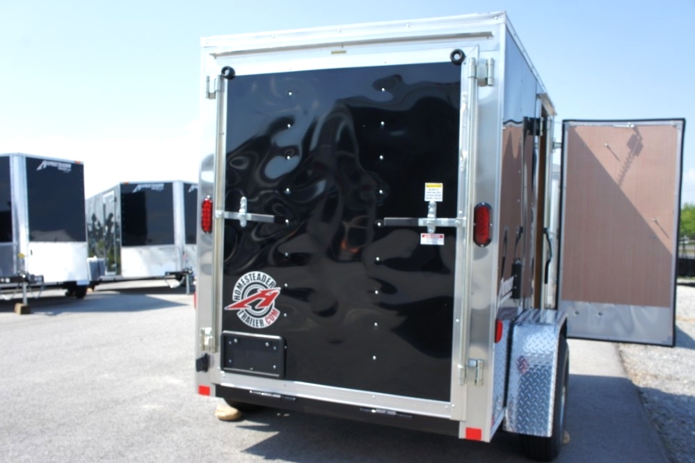 Homesteader 5x8 Enclosed Bike Trailer  hHomesteader Trailers 