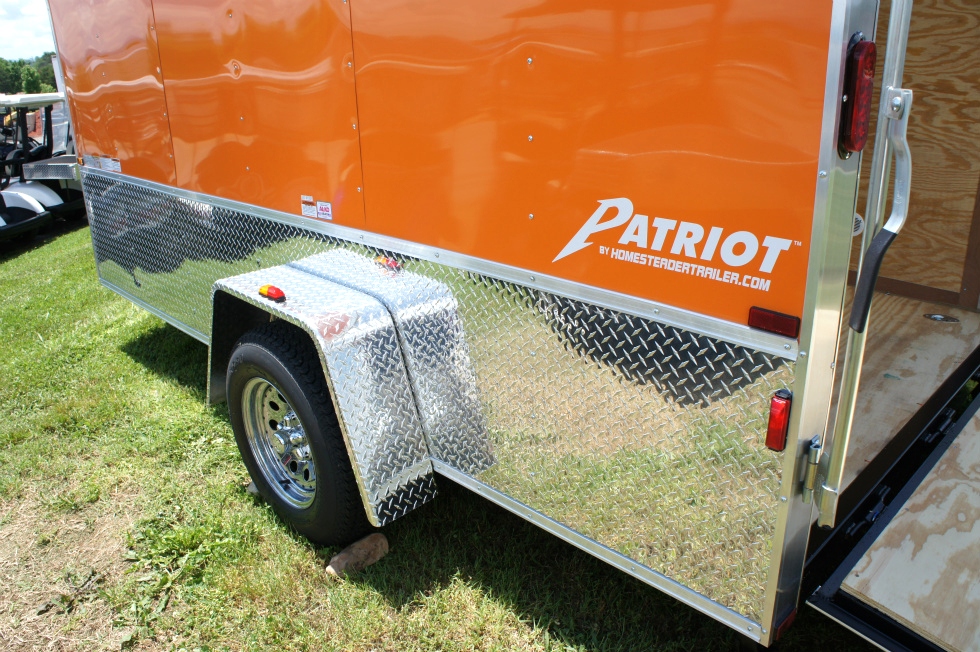 2015 Homesteader Enclosed Trailer Ramp Door Pkg  hHomesteader Trailers 