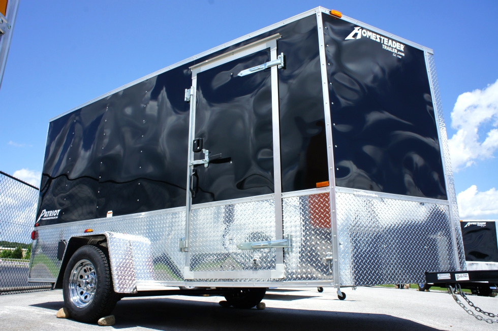  Homesteader Enclosed Trailer Ramp Door Pkg hHomesteader Trailers 