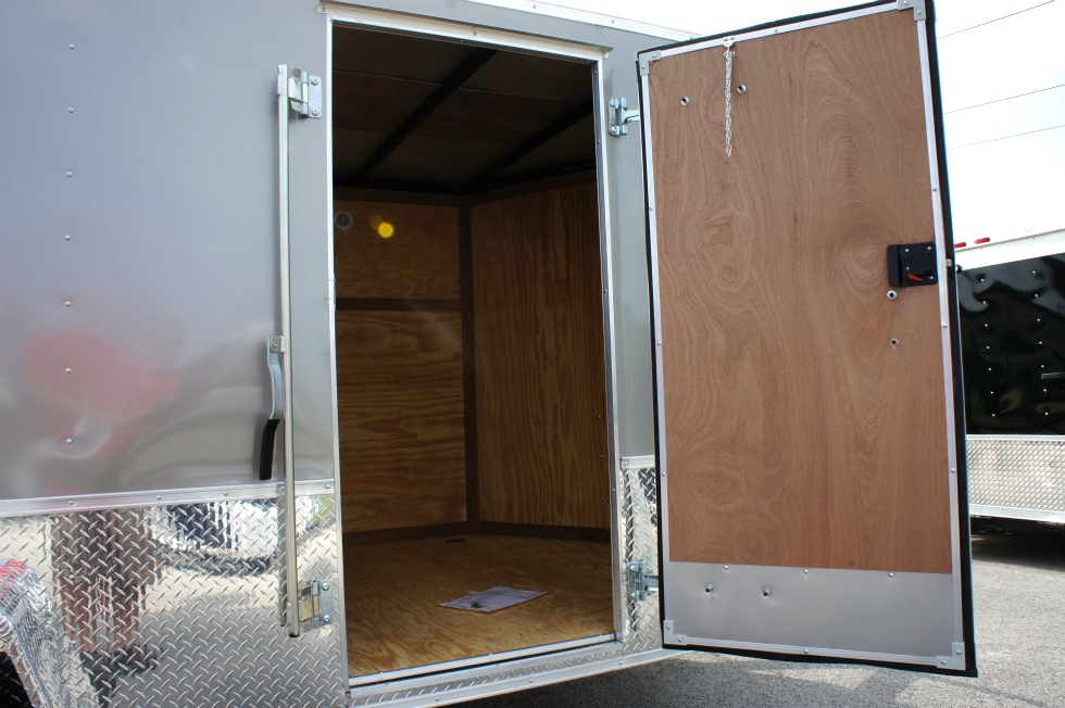7 X 12 Homesteader Enclosed Custom Trailer With Bike Pkg hHomesteader Trailers 