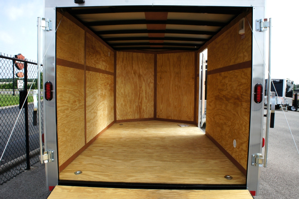 7 X 12 Homesteader Enclosed Custom Trailer With Bike Pkg hHomesteader Trailers 
