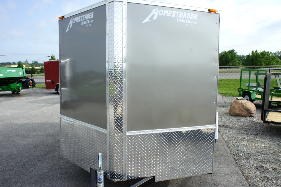7 X 12 Homesteader Enclosed Custom Trailer With Bike Pkg hHomesteader Trailers 