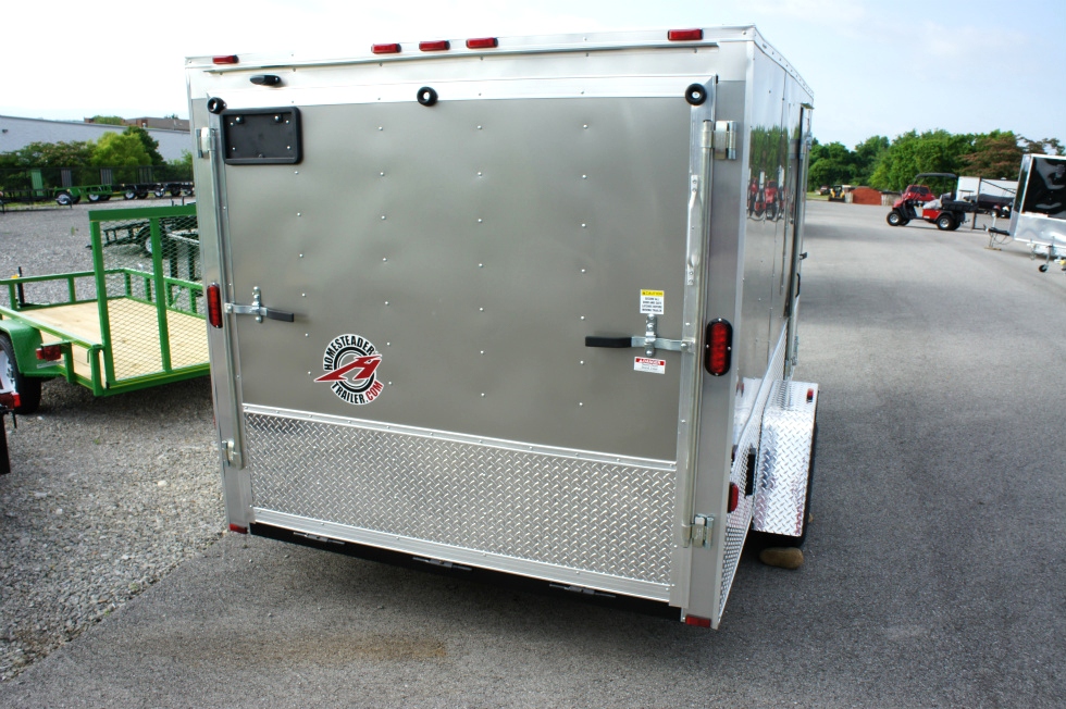 7 X 12 Homesteader Enclosed Custom Trailer With Bike Pkg Trailers For Sale 