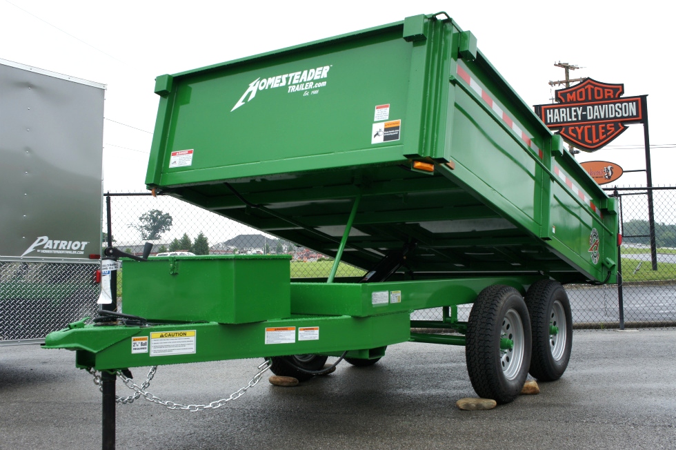 Homesteader 6 X 10 LB Dump Trailer New  hHomesteader Trailers 