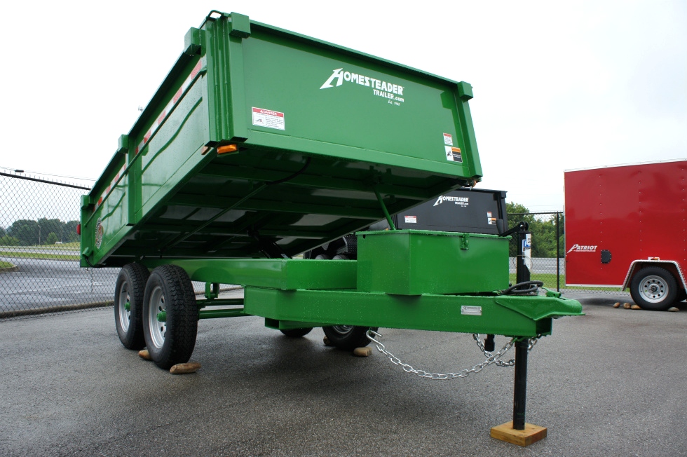 Homesteader 6 X 10 LB Dump Trailer New  hHomesteader Trailers 