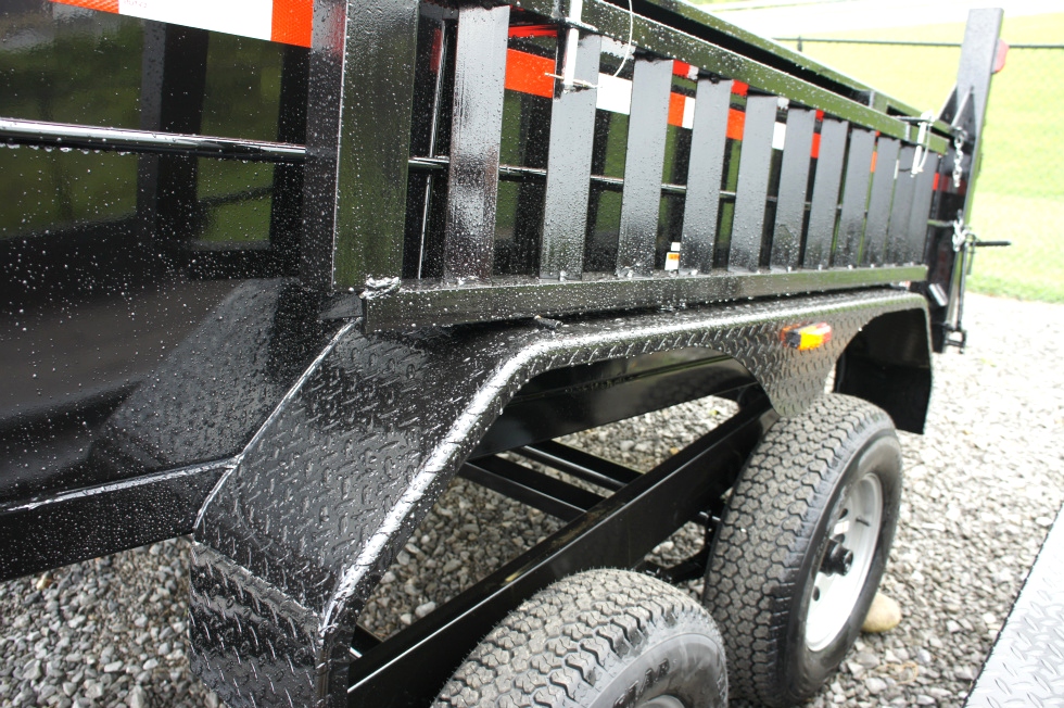 Dump Trailer 7 X 12 Equipment Hauling Pkg hHomesteader Trailers 