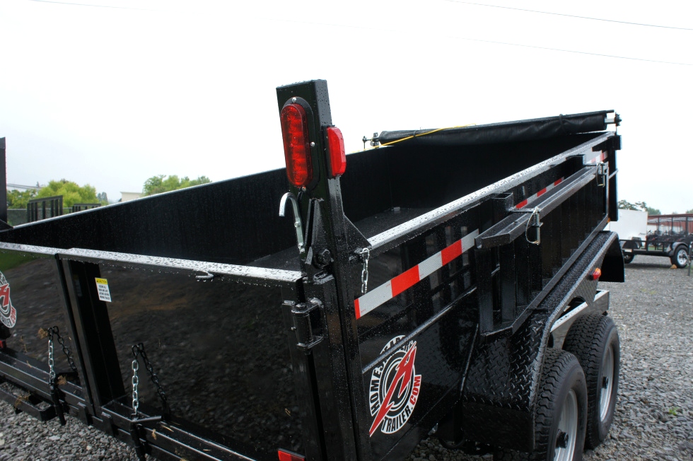 Dump Trailer 7 X 12 Equipment Hauling Pkg hHomesteader Trailers 