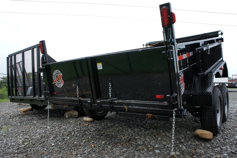 Dump Trailer 7 X 12 Equipment Hauling Pkg hHomesteader Trailers 