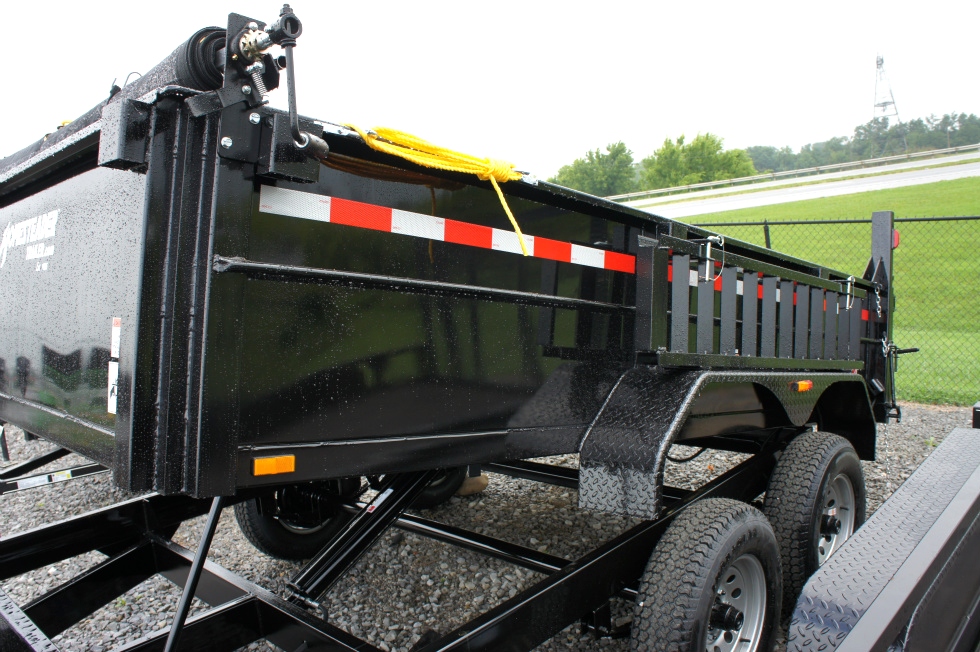 Dump Trailer 7 X 12 Equipment Hauling Pkg hHomesteader Trailers 