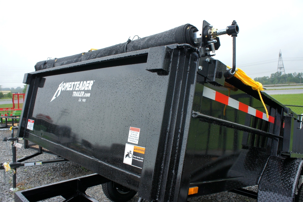 Dump Trailer 7 X 12 Equipment Hauling Pkg hHomesteader Trailers 