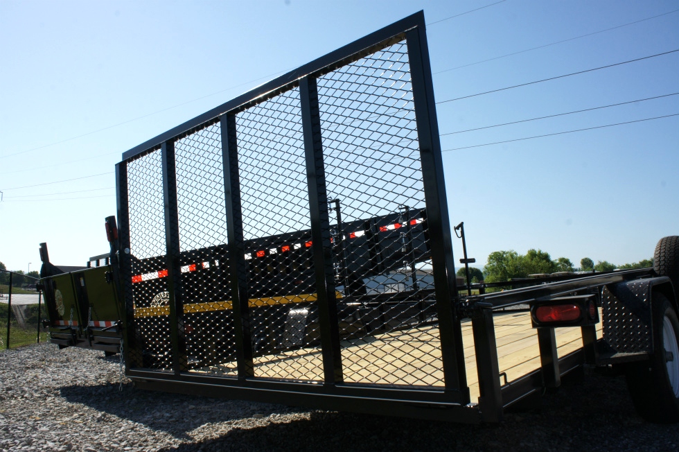  7 X 12 Single Axle Lone Wolf Landscape Trailer hHomesteader Trailers 
