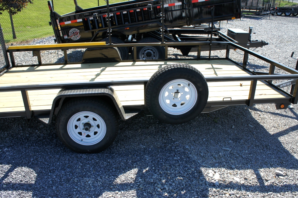  7 X 12 Single Axle Lone Wolf Landscape Trailer hHomesteader Trailers 