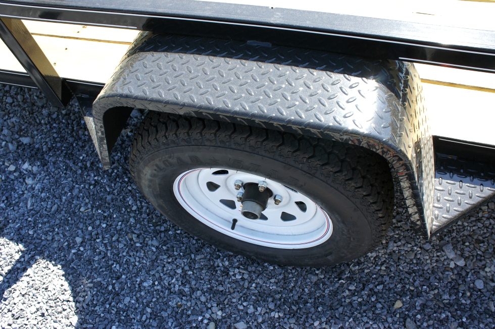  7 X 12 Single Axle Lone Wolf Landscape Trailer hHomesteader Trailers 
