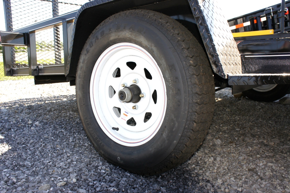  7 X 12 Single Axle Lone Wolf Landscape Trailer hHomesteader Trailers 