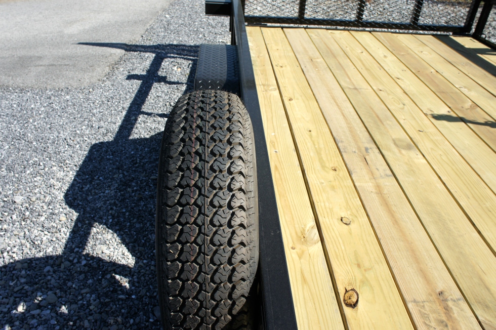  7 X 12 Single Axle Lone Wolf Landscape Trailer hHomesteader Trailers 
