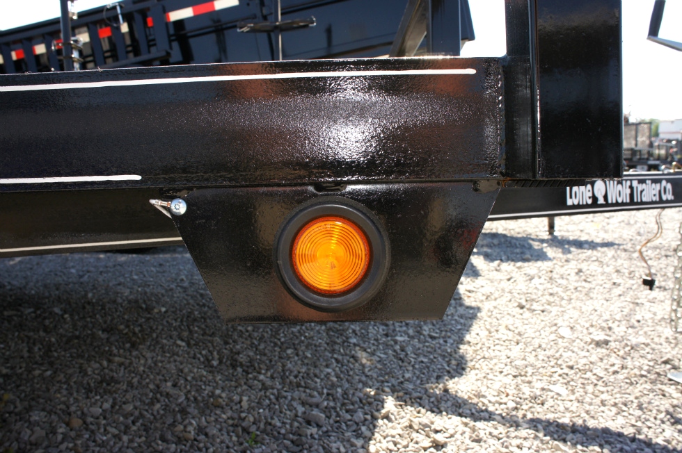  7 X 12 Single Axle Lone Wolf Landscape Trailer hHomesteader Trailers 