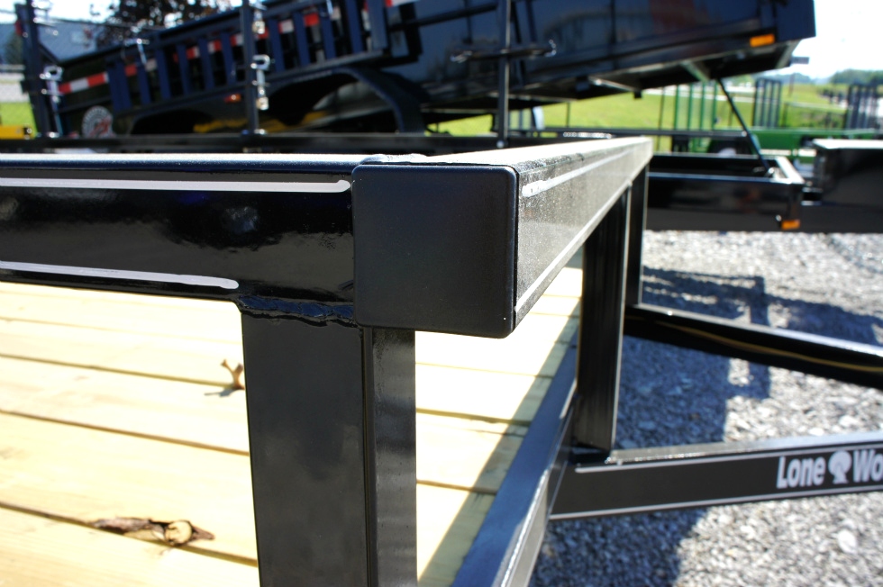  7 X 12 Single Axle Lone Wolf Landscape Trailer hHomesteader Trailers 