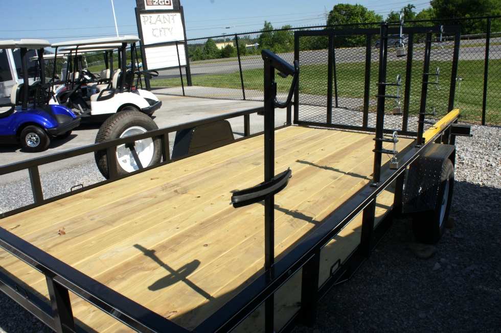  7 X 12 Single Axle Lone Wolf Landscape Trailer Trailers For Sale 