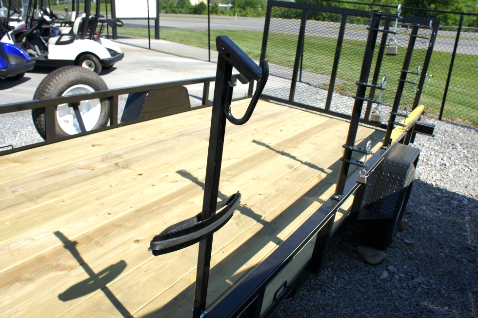  7 X 12 Single Axle Lone Wolf Landscape Trailer Trailers For Sale 