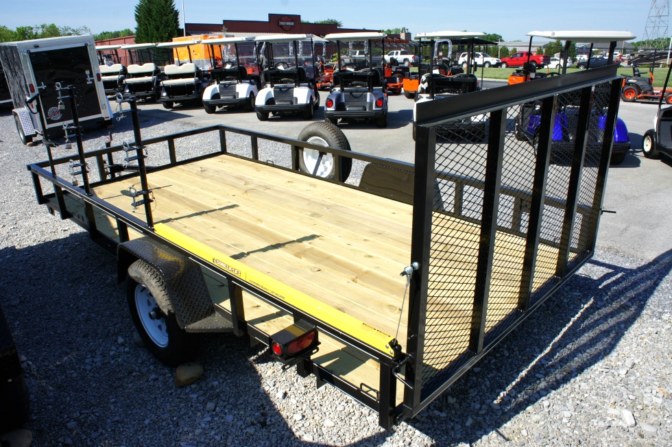  7 X 12 Single Axle Lone Wolf Landscape Trailer hHomesteader Trailers 
