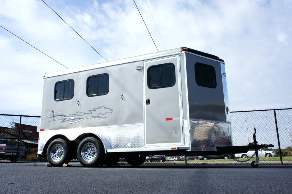 Homesteader Stallion 2 Horse Front Load-Bumper Trailer 2015 hHomesteader Trailers 