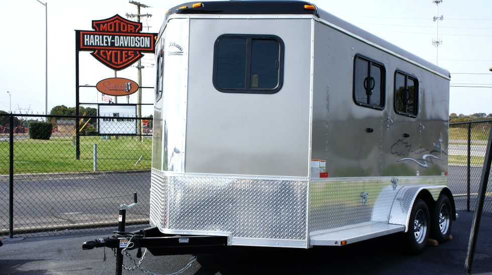 2015 Homesteader  Bumper Pull Horse Trailer Trailers For Sale 