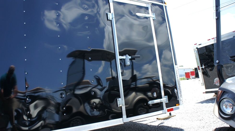 8.5 X 20  Wide Hercules Homesteader Enclosed Equipment Trailer In Stock Ready to Go hHomesteader Trailers 