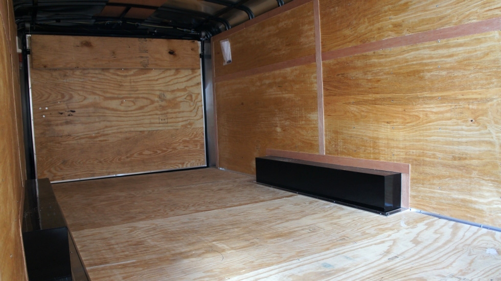 8.5 X 20  Wide Hercules Homesteader Enclosed Equipment Trailer In Stock Ready to Go hHomesteader Trailers 