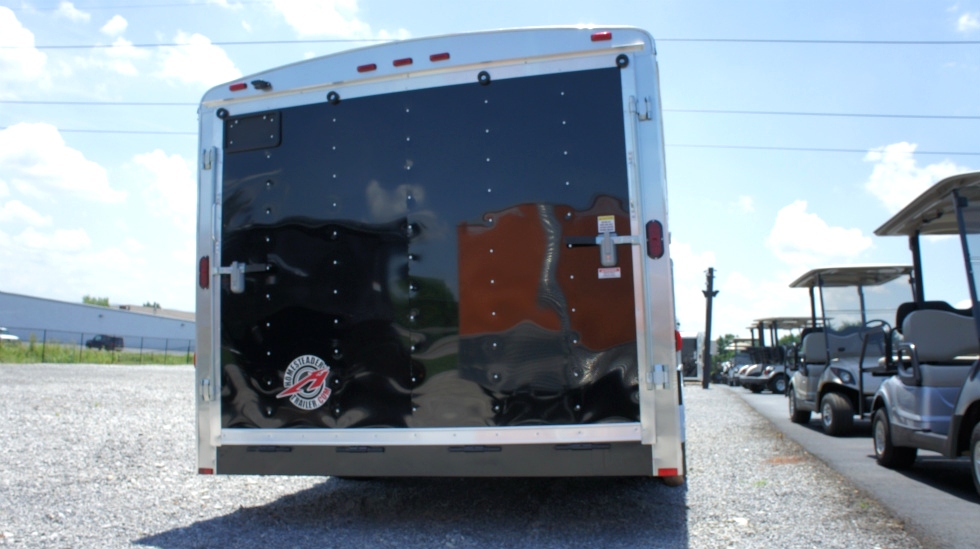 8.5 X 20  Wide Hercules Homesteader Enclosed Equipment Trailer In Stock Ready to Go hHomesteader Trailers 