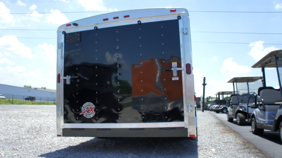 8.5 X 20  Wide Hercules Homesteader Enclosed Equipment Trailer In Stock Ready to Go Trailers For Sale 