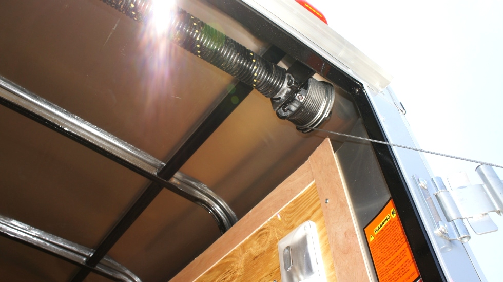 8.5 X 20  Wide Hercules Homesteader Enclosed Equipment Trailer In Stock Ready to Go hHomesteader Trailers 