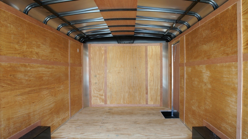 8.5 X 20  Wide Hercules Homesteader Enclosed Equipment Trailer In Stock Ready to Go hHomesteader Trailers 