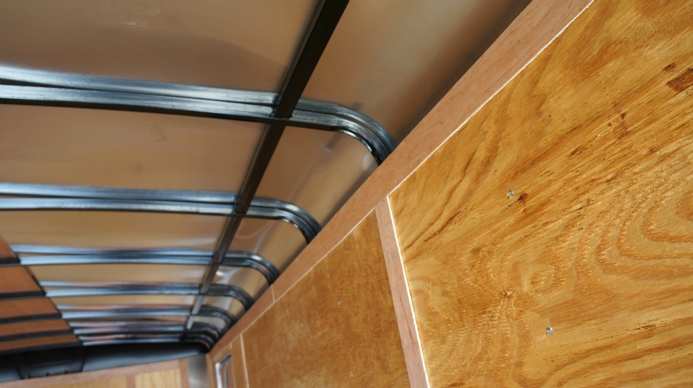 8.5 X 20  Wide Hercules Homesteader Enclosed Equipment Trailer In Stock Ready to Go hHomesteader Trailers 