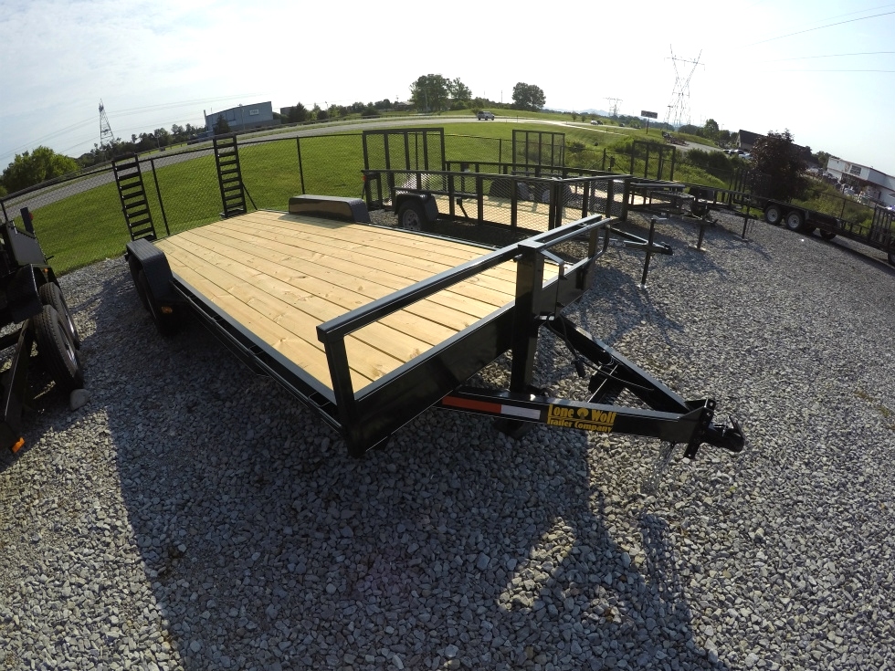 Lone Wolf Heavy Duty 10K Equipment Trailer hHomesteader Trailers 